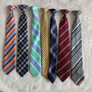 Boy’s Clip On ties (lot of boys ties 7pc)